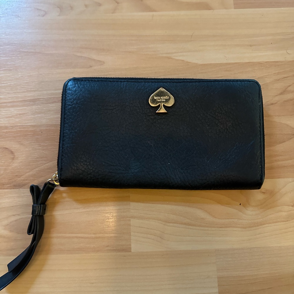 Kate spade black wallet